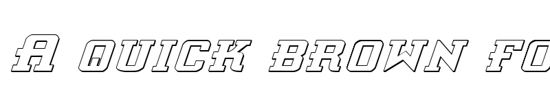 Preview of Interceptor Shadow Italic Shadow Italic font