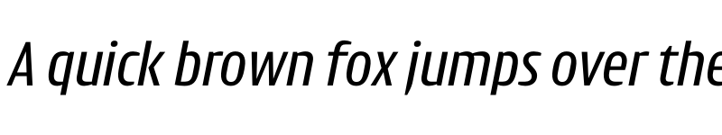 Preview of Intercom Italic font