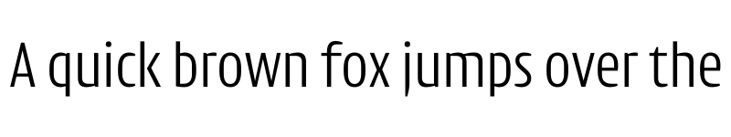 Preview of Intercom Light font