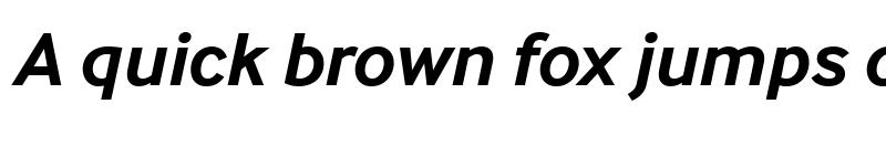 Preview of InterFace Bold Italic font