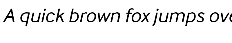 Preview of InterFace Italic font