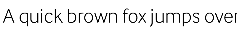 Preview of InterFace Light font