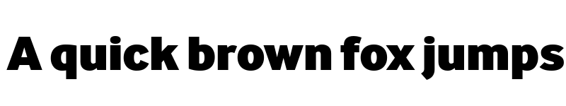 Preview of InterFace Trial Black font