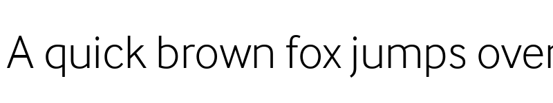 Preview of InterFace Trial Light font