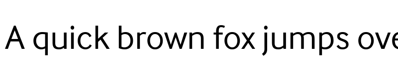 Preview of InterFace Trial Regular font