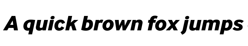 Preview of InterFace Trial XBold Italic font