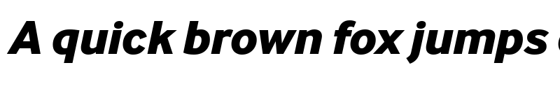 Preview of InterFace XBold Italic font