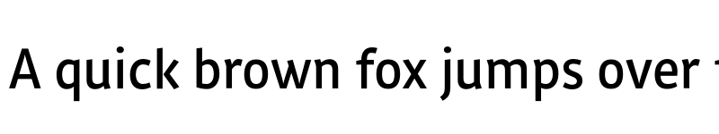 Preview of Interpol Sans Medium font