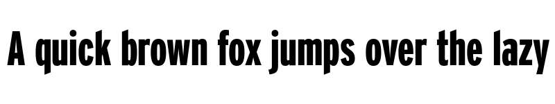 Preview of Interstate Black Comp Regular font