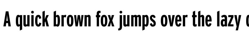 Preview of Interstate BoldCompressed font