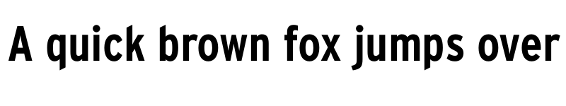 Preview of Interstate BoldCondensed font