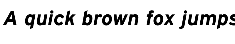 Preview of Interstate BoldItalic font