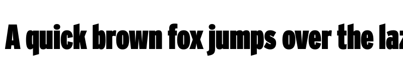 Preview of Interstate Compressed Ultra Black font