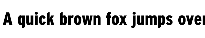 Preview of Interstate Condensed Black font