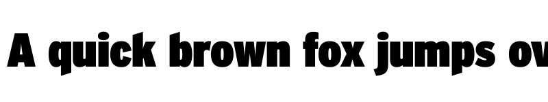 Preview of Interstate Condensed Ultra Black font
