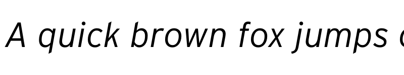 Preview of Interstate Light Italic font