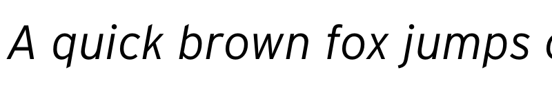 Preview of Interstate LightItalic font