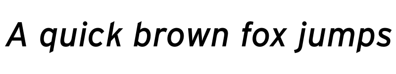 Preview of Interstate Regular Italic font