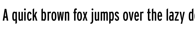 Preview of Interstate RegularCompressed font