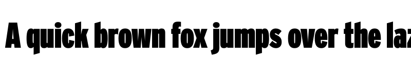 Preview of Interstate UltraBlack Comp Regular font