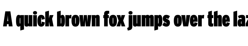 Preview of Interstate UltraBlackComp font