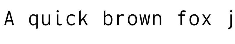 Preview of InterstateMono Light font