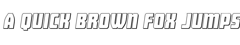 Preview of Intrepid Spear 3D Regular font