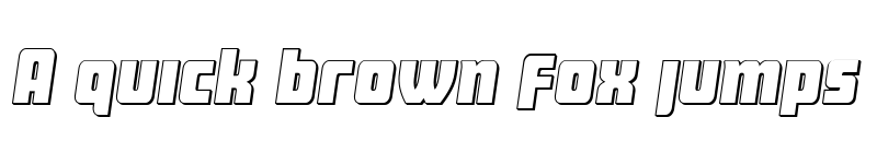Preview of Intrepid Spear LC 3D Regular font