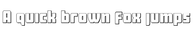 Preview of Intrepid Spear LC Straight 3D Regular font