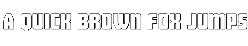 Preview of Intrepid Spear Straight 3D Regular font