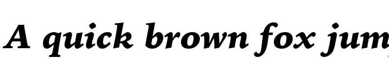 Preview of IowanOldSt Blk BT Black Italic font