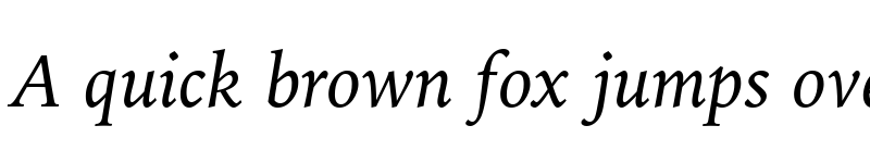 Preview of IowanOldSt BT Italic font