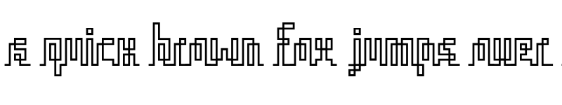 Preview of Iqq Regular font