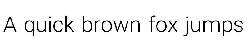 Preview of IRANSansDN Light font