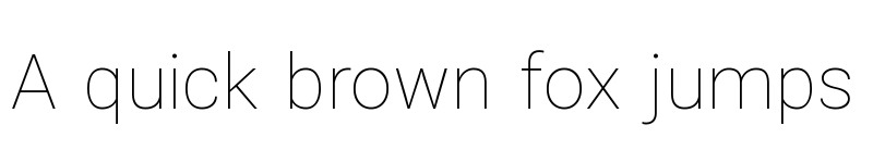 Preview of IRANSansX Thin font