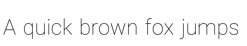 Preview of IRANYekan Thin font