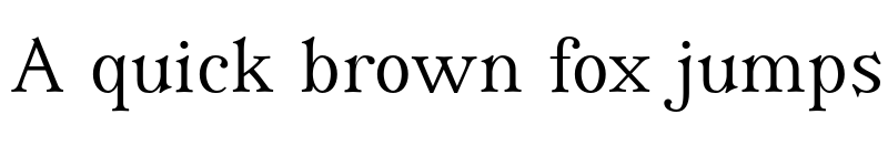 Preview of Irianis ADF Std Regular font