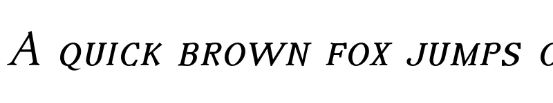 Preview of Irianis ADF Style Std Italic font