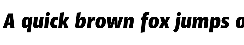 Preview of Iro Sans Extrabold Slanted font