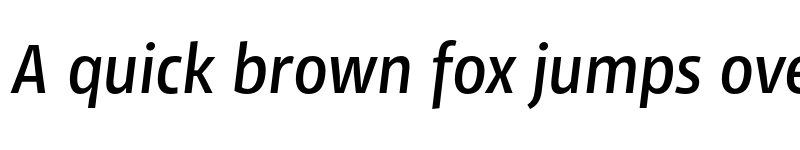 Preview of Iro Sans Slanted font