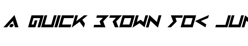 Preview of Iron Cobra Bold Italic Bold font