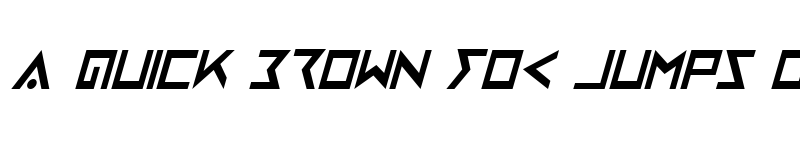 Preview of Iron Cobra Condensed Italic Condensed Italic font