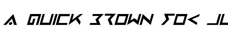 Preview of Iron Cobra Italic Italic font