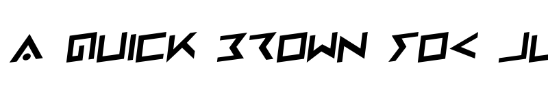 Preview of Iron Cobra Rotalic Regular font