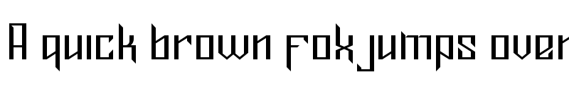 Preview of Ironfist Regular font