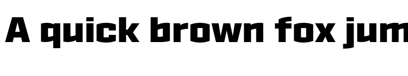 Preview of Ironstrike Black font