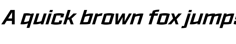 Preview of Ironstrike Bold Italic font