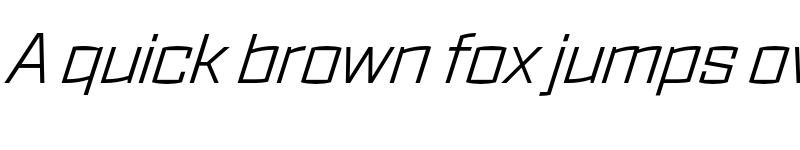 Preview of Ironstrike Light Italic font