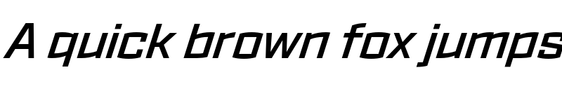 Preview of Ironstrike Semibold Italic font