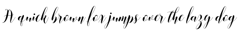 Preview of Ismelda Script Regular font